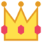 Crown emoji on HTC
